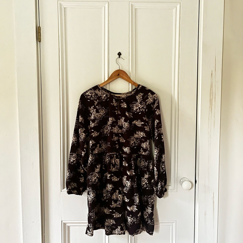 Universal Thread Corduroy Floral Mini Dress